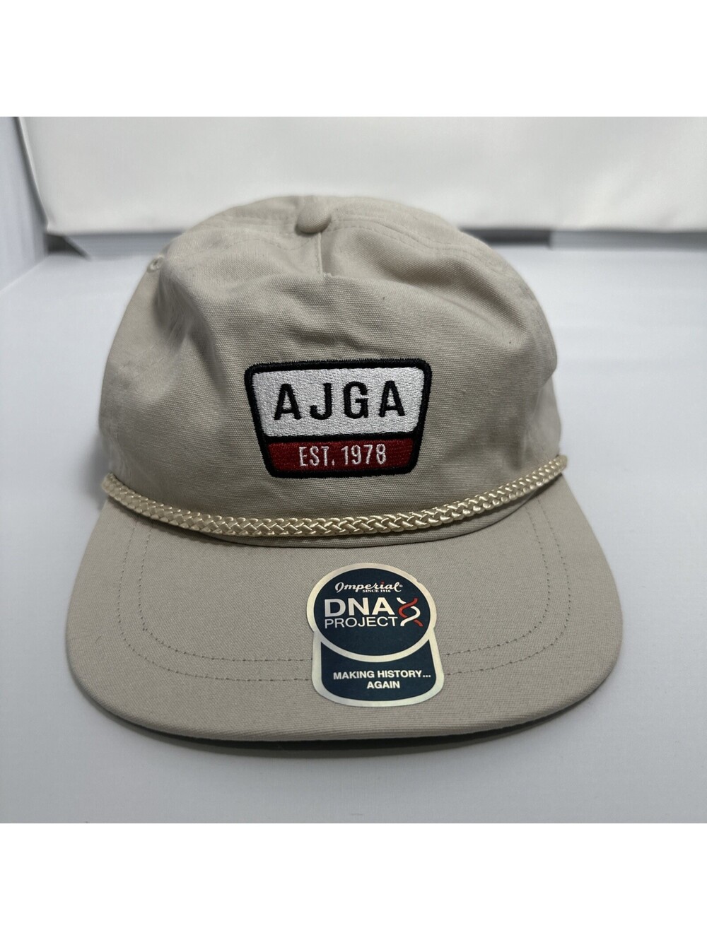 AJGA Rope Hat Imperial Golf Cap American Junior Golf Association OSFA NWT